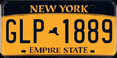 NY license plate GLP1889