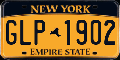 NY license plate GLP1902