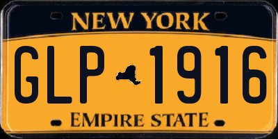 NY license plate GLP1916
