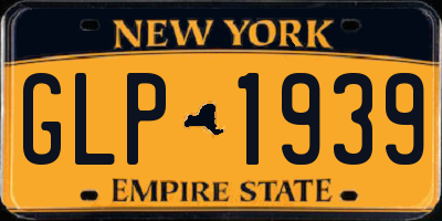 NY license plate GLP1939