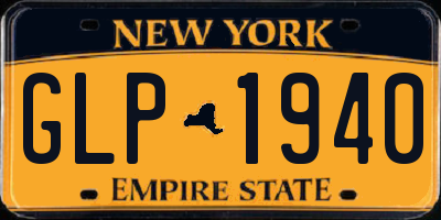 NY license plate GLP1940