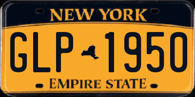 NY license plate GLP1950