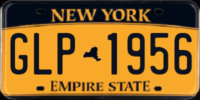 NY license plate GLP1956