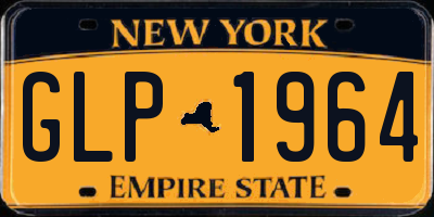 NY license plate GLP1964
