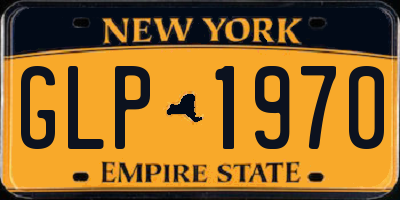 NY license plate GLP1970