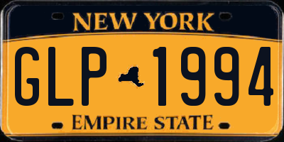NY license plate GLP1994