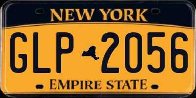 NY license plate GLP2056