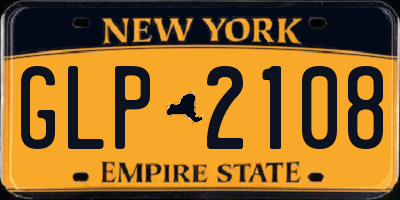 NY license plate GLP2108