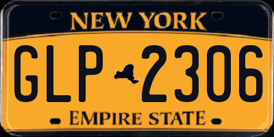 NY license plate GLP2306