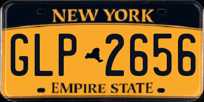 NY license plate GLP2656