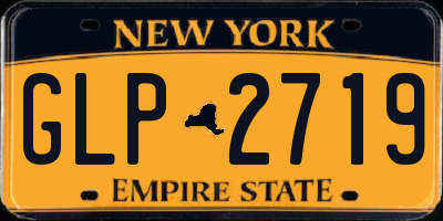 NY license plate GLP2719