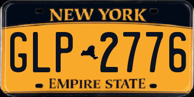 NY license plate GLP2776