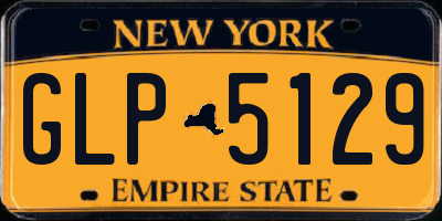 NY license plate GLP5129