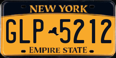NY license plate GLP5212