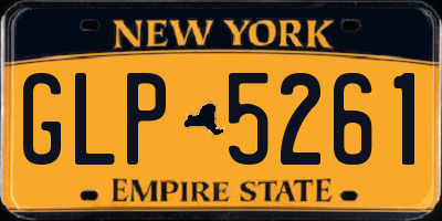 NY license plate GLP5261