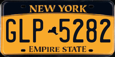 NY license plate GLP5282
