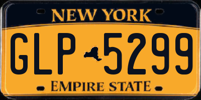 NY license plate GLP5299