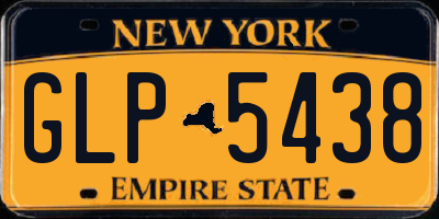 NY license plate GLP5438