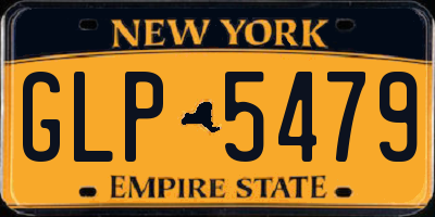 NY license plate GLP5479