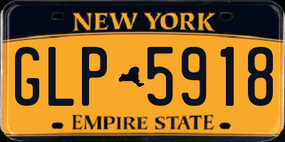 NY license plate GLP5918