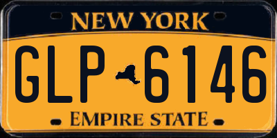 NY license plate GLP6146