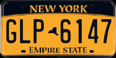 NY license plate GLP6147