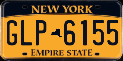 NY license plate GLP6155