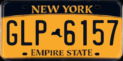 NY license plate GLP6157