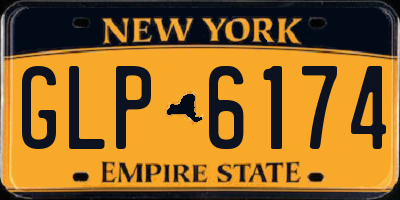 NY license plate GLP6174