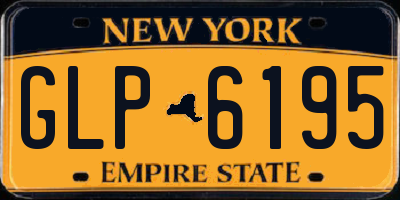 NY license plate GLP6195