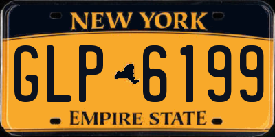 NY license plate GLP6199