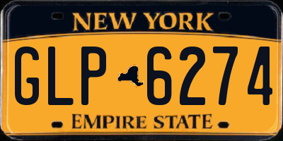 NY license plate GLP6274