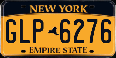 NY license plate GLP6276