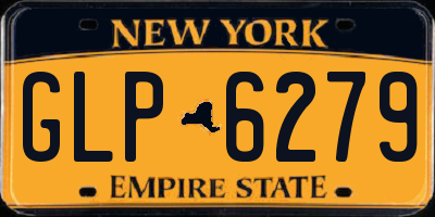 NY license plate GLP6279
