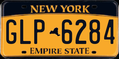 NY license plate GLP6284