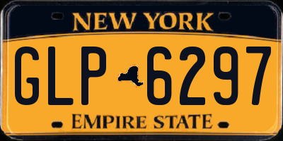 NY license plate GLP6297