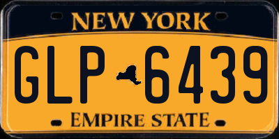 NY license plate GLP6439