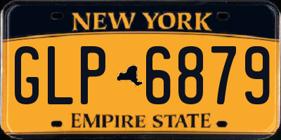 NY license plate GLP6879