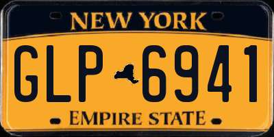 NY license plate GLP6941