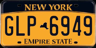 NY license plate GLP6949