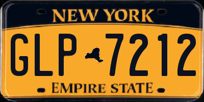 NY license plate GLP7212