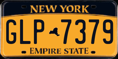 NY license plate GLP7379