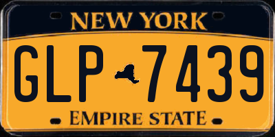 NY license plate GLP7439