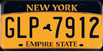 NY license plate GLP7912