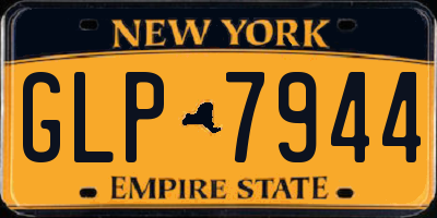NY license plate GLP7944