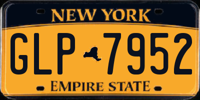 NY license plate GLP7952