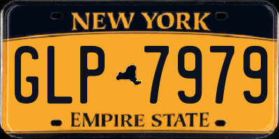 NY license plate GLP7979