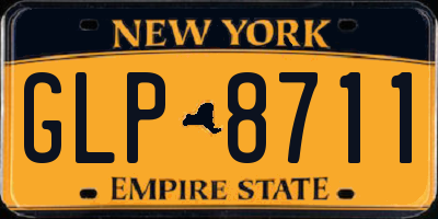 NY license plate GLP8711