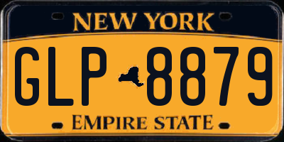 NY license plate GLP8879