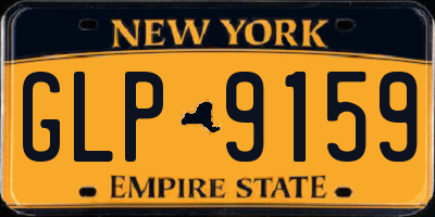 NY license plate GLP9159